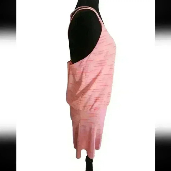 Athleta Womens Orange And White Striped Ariel Venice Strappy Swim Dress LP - Picture 5 of 14